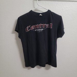 Central College Black Short Sleeve Tee